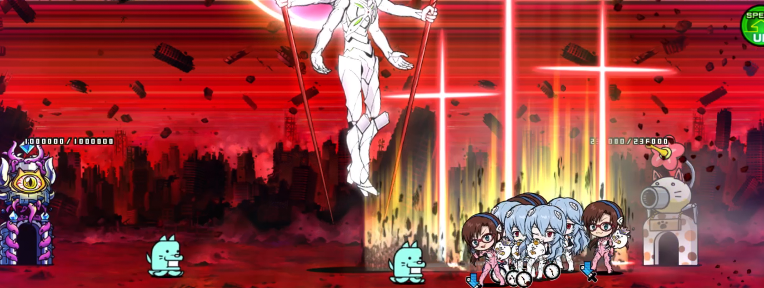 にゃんこ大戦争】エヴァ第13号機襲来【また会えるよ】星2 - Mygame8