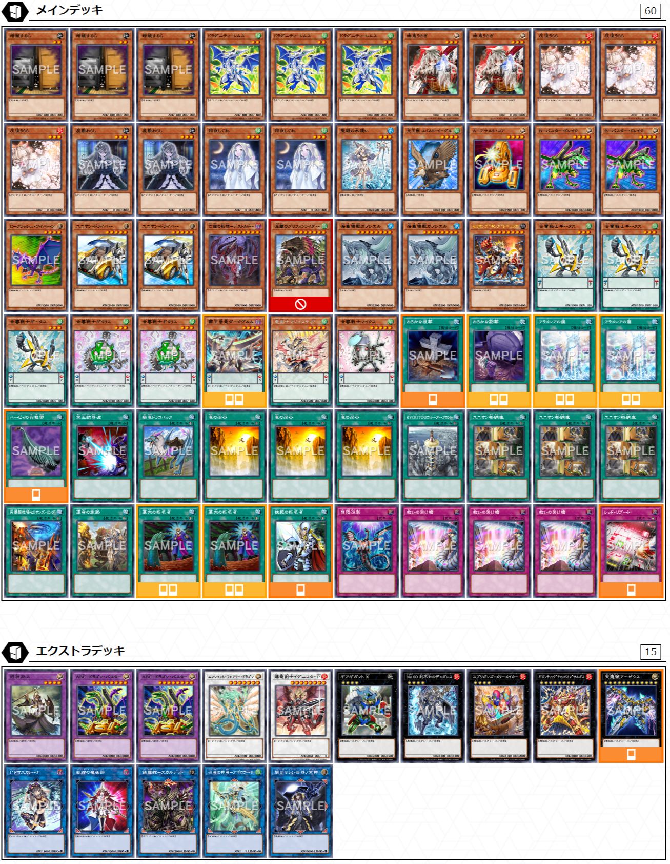 最強！豪華！十二獣ABCデッキ 2022年 十二獣】優勝・入賞デッキレシピ一覧【遊戯王OCG・マスター